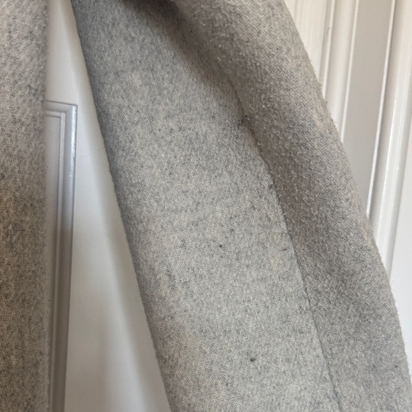 J. Crew Women's City coat with button neck Gray 6 - Picture 13 of 16